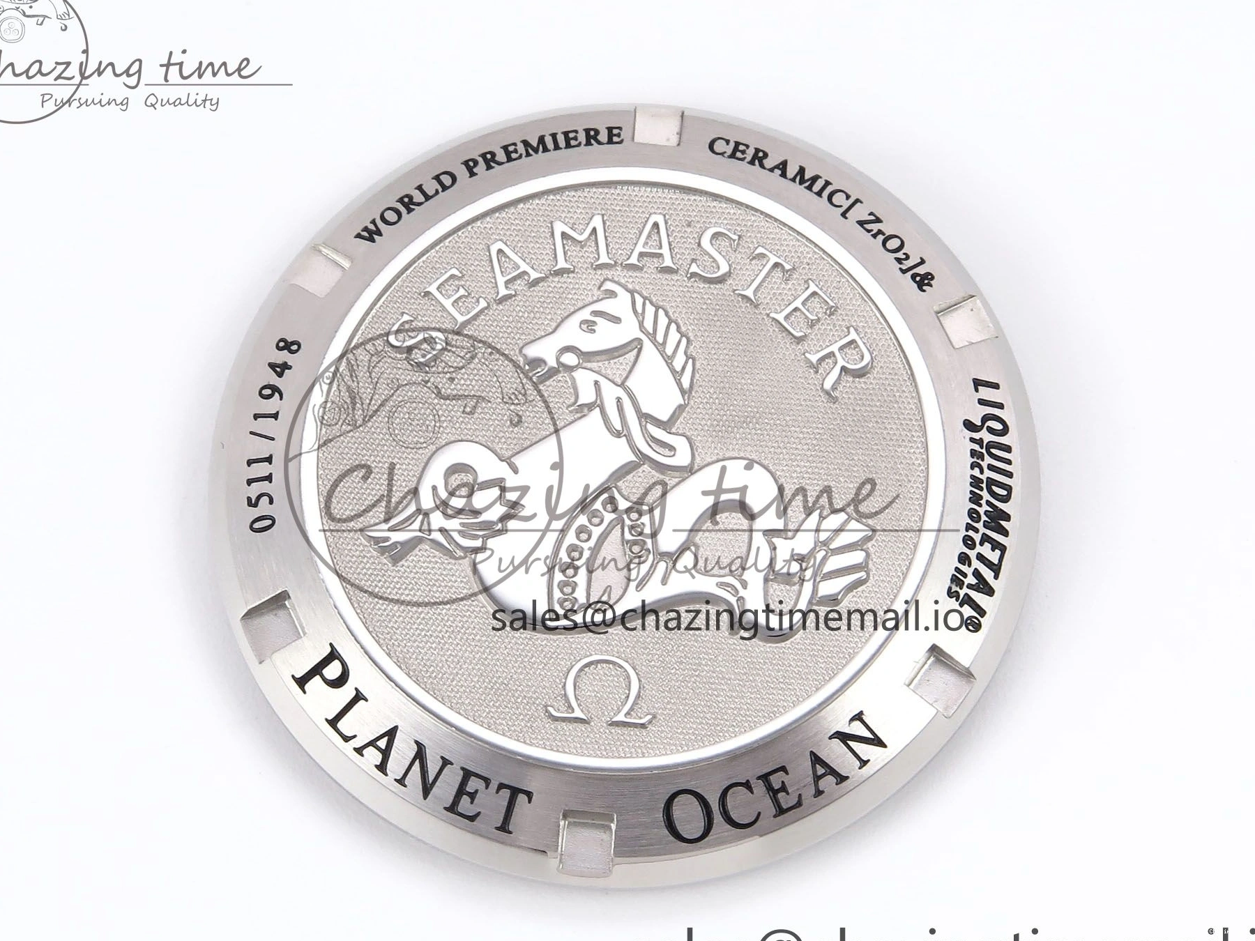 0405 Seamaster “LMPO” OMF 1:1 Best Edition Black Dial on SS Bracelet A Tailored 7703